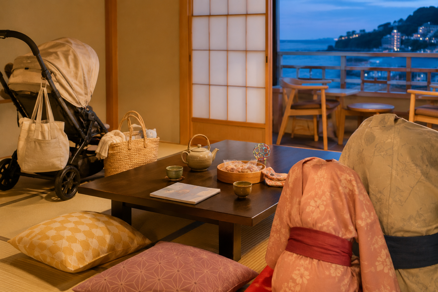 熱海で部屋食できる子連れ宿の和室イメージ